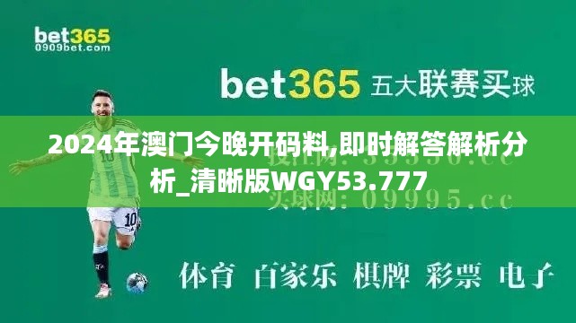 2024年澳门今晚开码料,即时解答解析分析_清晰版WGY53.777