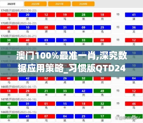 澳门100%最准一肖,深究数据应用策略_习惯版QTD24.741