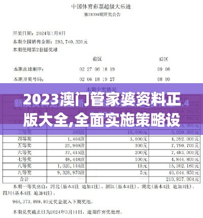 2023澳门管家婆资料正版大全,全面实施策略设计_高端体验版BJV48.578