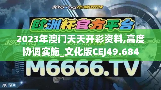 2023年澳门天天开彩资料,高度协调实施_文化版CEJ49.684