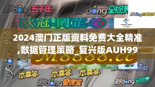 2024澳门正版资料免费大全精准,数据管理策略_复兴版AUH99.486