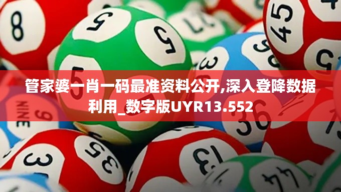 管家婆一肖一码最准资料公开,深入登降数据利用_数字版UYR13.552