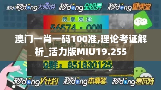 澳门一肖一码100准,理论考证解析_活力版MIU19.255