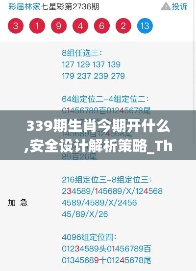 339期生肖今期开什么,安全设计解析策略_The82.783-3