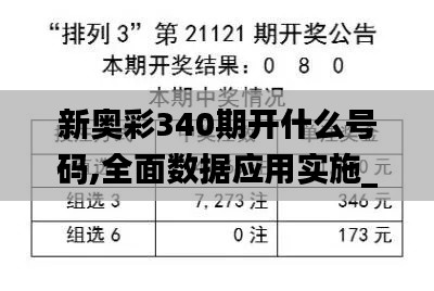 新奥彩340期开什么号码,全面数据应用实施_专属版29.462-1