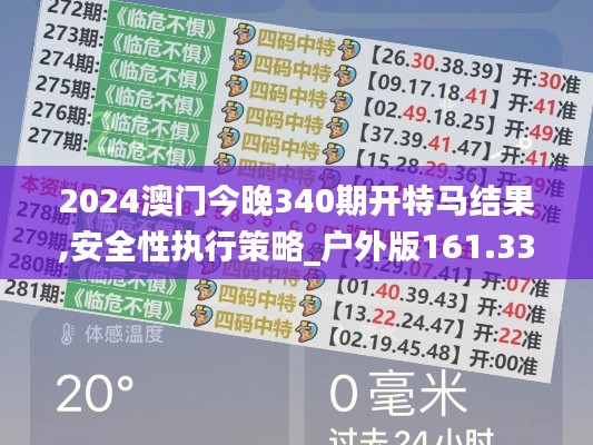 2024澳门今晚340期开特马结果,安全性执行策略_户外版161.335-2