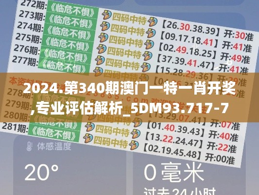 2024.第340期澳门一特一肖开奖,专业评估解析_5DM93.717-7