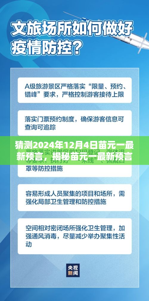 苗元一最新预言揭秘，探寻未来神秘面纱的时间涟漪（预测至2024年12月4日）