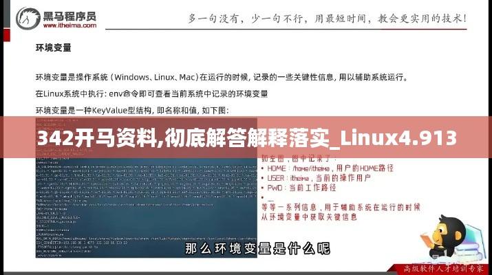 342开马资料,彻底解答解释落实_Linux4.913