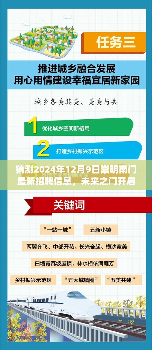 智能时代先锋体验，2024崇明南门最新尖端招聘信息与未来之门开启