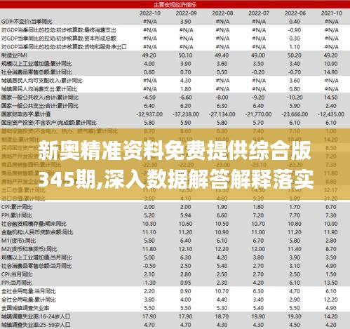 新奥精准资料免费提供综合版345期,深入数据解答解释落实_黄金版110.536