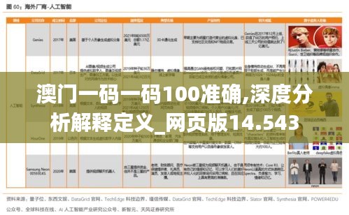 澳门一码一码100准确,深度分析解释定义_网页版14.543