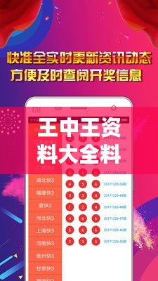 王中王资料大全料大全1：资料查找的快速通道