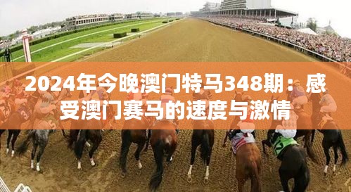 2024年今晚澳门特马348期：感受澳门赛马的速度与激情