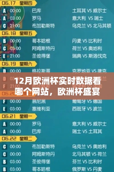 科技引领实时数据新纪元，探索最佳欧洲杯观赛体验的智能网站