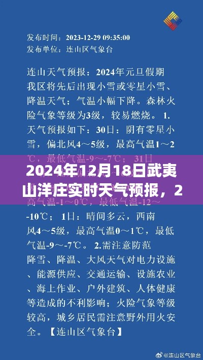 2024年12月18日武夷山洋庄实时天气预报，气候详解与旅行建议