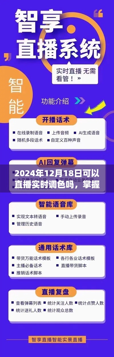 掌握未来直播调色技术，2024年实时调色直播实战指南与前瞻性