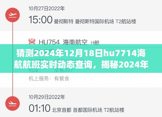 揭秘，小红书上的海航航班HU7714飞行追踪之旅，实时动态查询预测（2024年12月18日）