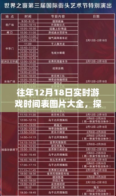 历年12月18日实时游戏时间表全景展示，探秘小巷深处的游戏时光馆图片大全