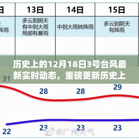 历史上的12月18日3号台风最新实时动态，小红书带你直击风云变幻