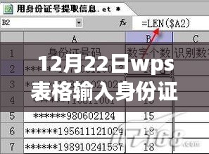 WPS表格新功能，实时隐藏身份证信息，加强隐私保护