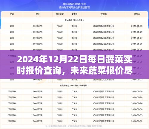 智能蔬菜报价查询系统全新上线，实时掌握未来蔬菜报价，每日蔬菜价格查询（2024年12月22日）