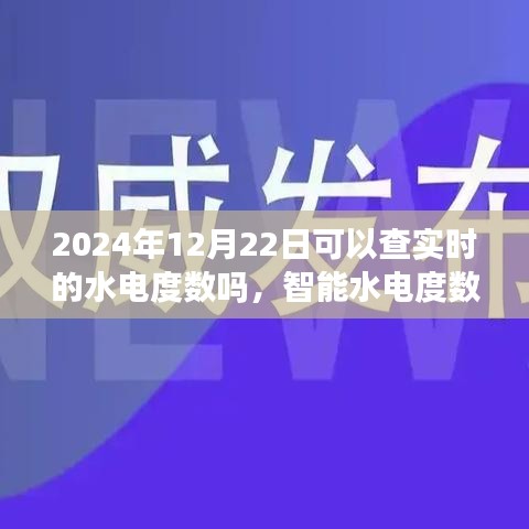 智能水电度数实时监测体验报告，2024年12月22日实时水电度数查询体验