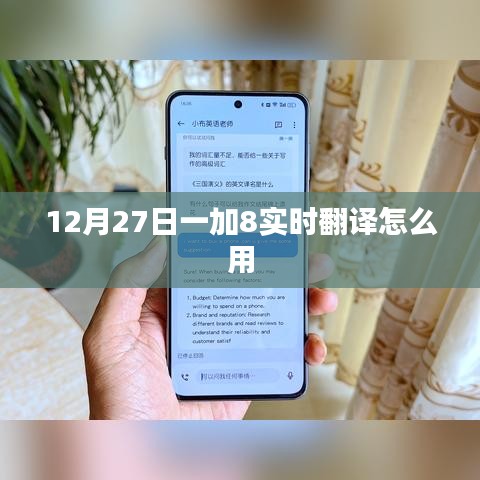 一加8实时翻译功能使用指南，12月27日更新