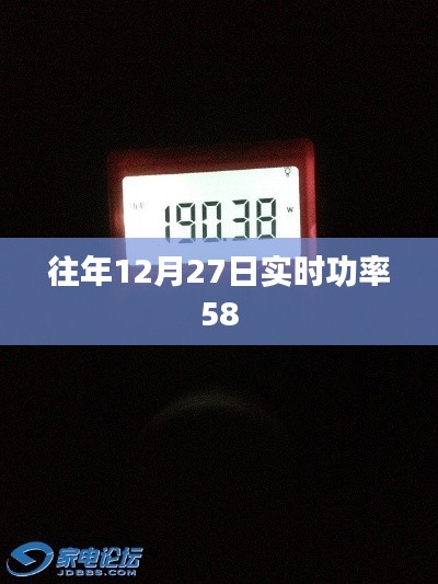 往年12月27日实时功率达58千瓦