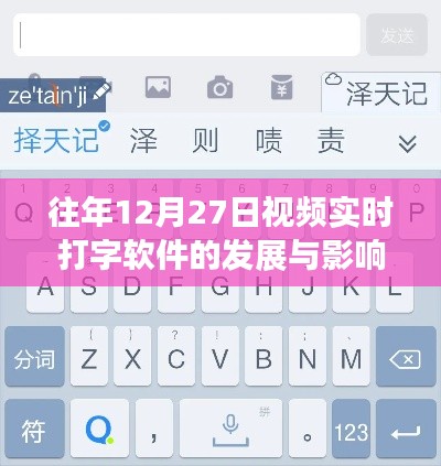 视频实时打字软件的发展与影响，历年12月27日的观察分析
