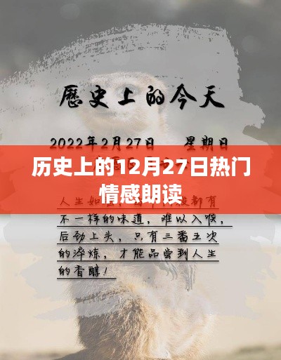 历史上的情感朗读盛宴，12月27日的情感之声