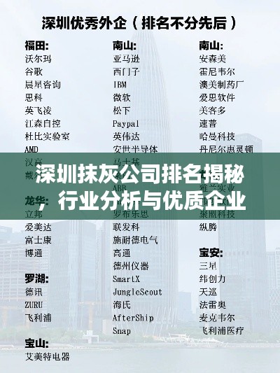 深圳抹灰公司排名揭秘，行业分析与优质企业推荐