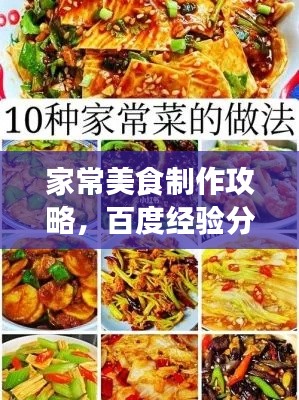 家常美食制作攻略，百度经验分享菜谱