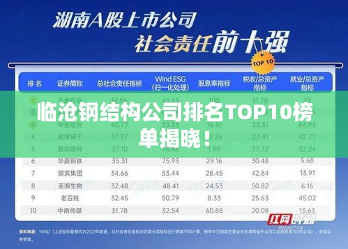 临沧钢结构公司排名TOP10榜单揭晓！